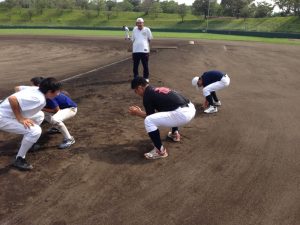 野球教室の基礎体力強化